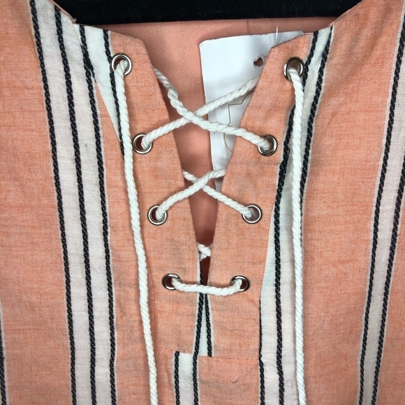 EVERLY Pink Striped Shift Dress - NWT - Picture 2 of 5